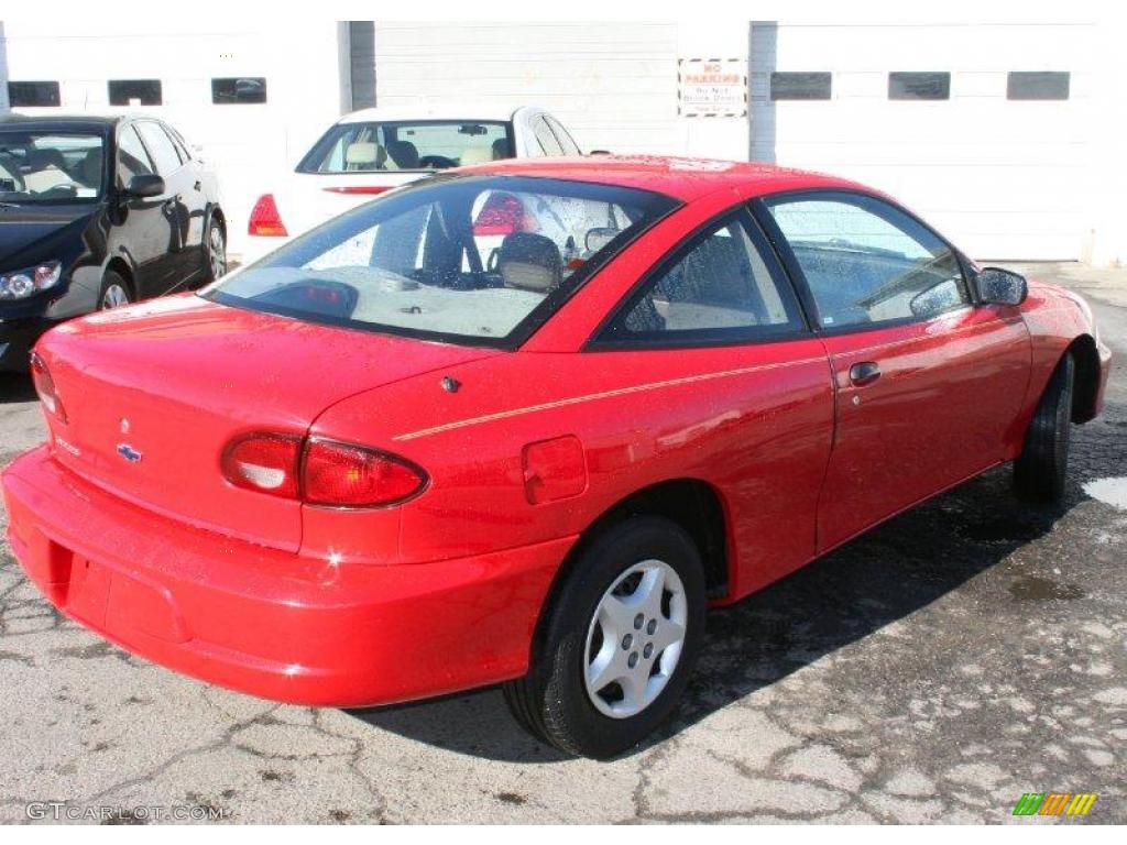 2001 Cavalier Coupe - Bright Red / Medium Gray photo #5