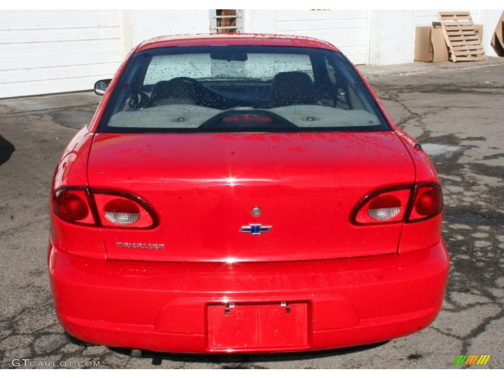 2001 Cavalier Coupe - Bright Red / Medium Gray photo #6
