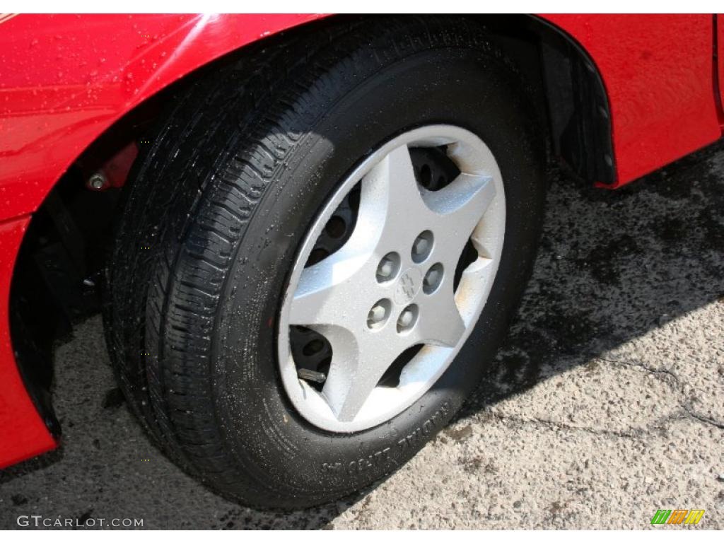 2001 Cavalier Coupe - Bright Red / Medium Gray photo #10