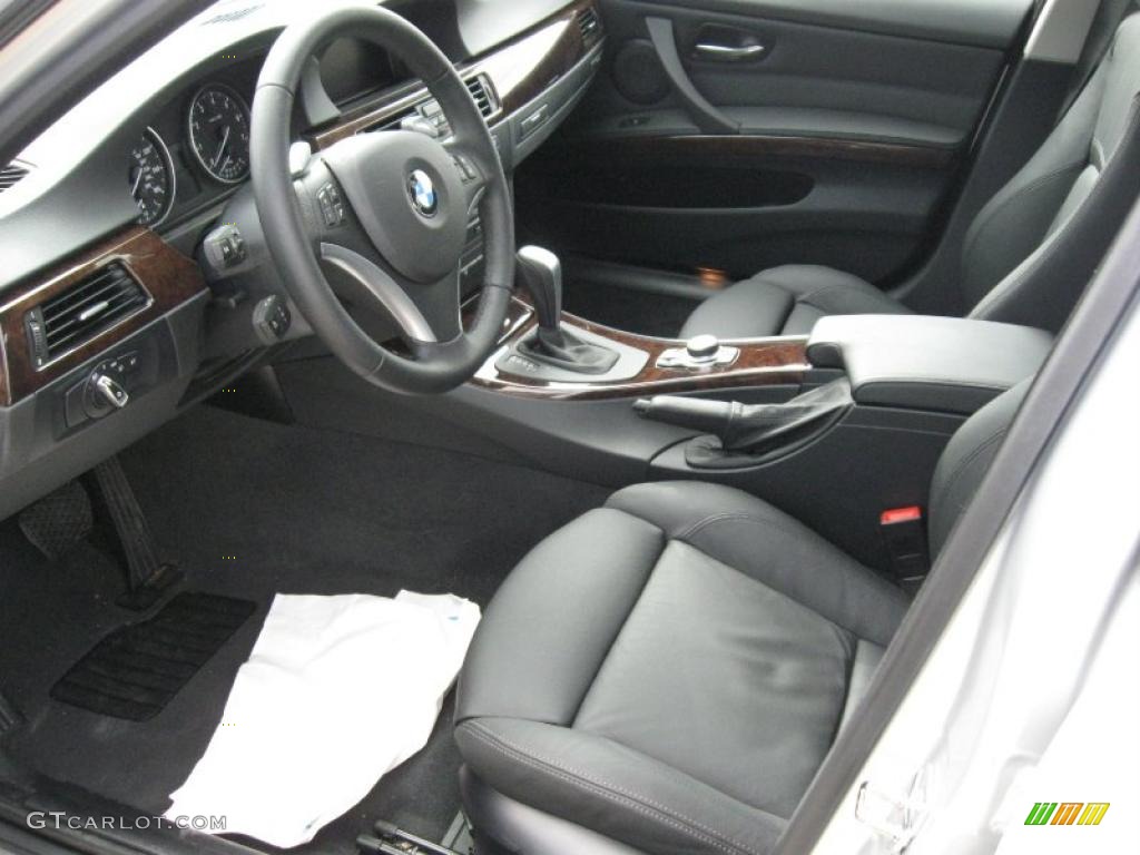 2009 3 Series 328i Sedan - Titanium Silver Metallic / Black photo #2