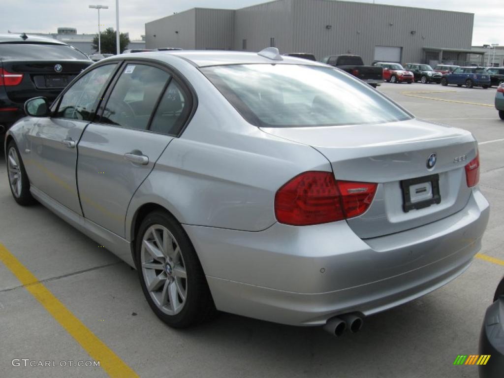 2009 3 Series 328i Sedan - Titanium Silver Metallic / Black photo #3