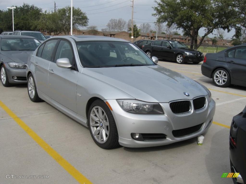 2009 3 Series 328i Sedan - Titanium Silver Metallic / Black photo #5