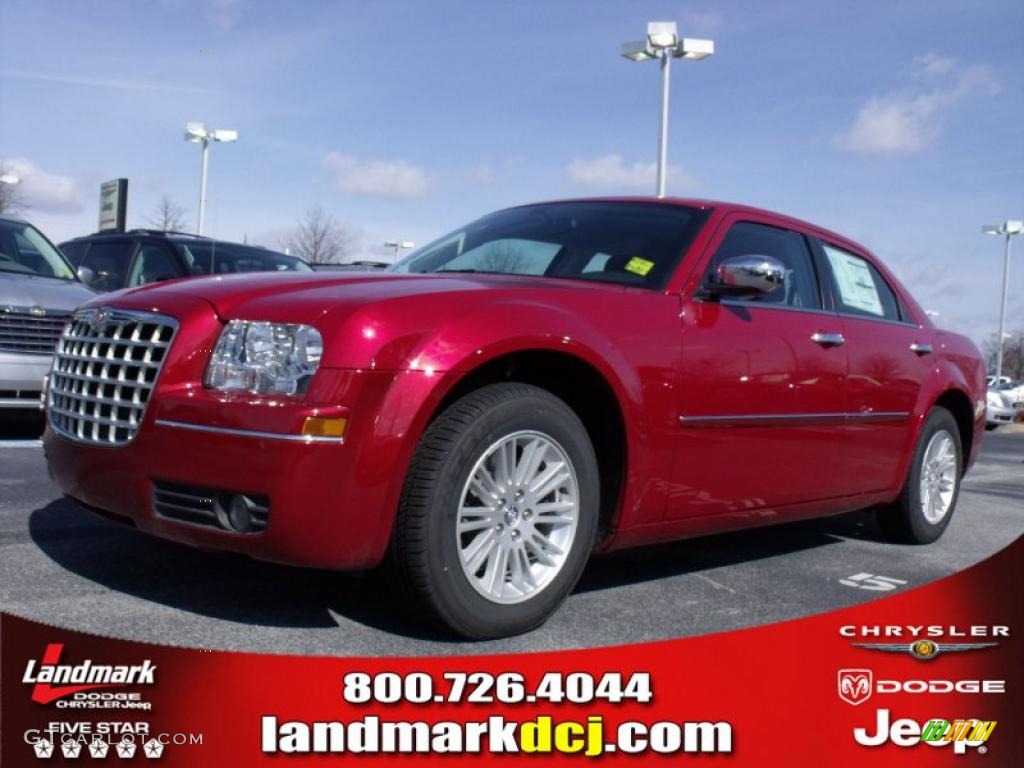 2010 300 Touring - Inferno Red Crystal Pearl / Dark Slate Gray photo #1