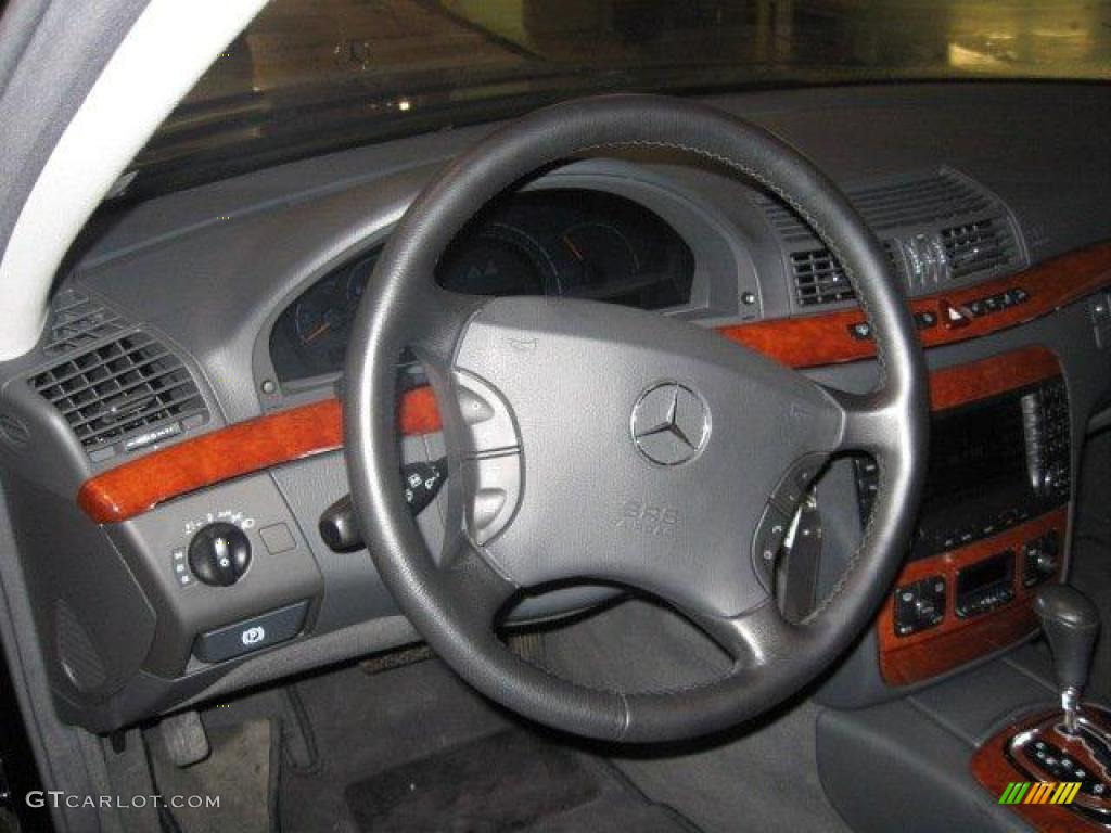 2004 S 430 Sedan - Black / Charcoal photo #15