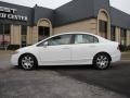 Taffeta White - Civic LX Sedan Photo No. 4