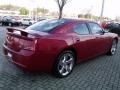 2008 Inferno Red Crystal Pearl Dodge Charger DUB Edition  photo #5