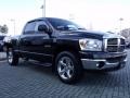 2008 Brilliant Black Crystal Pearl Dodge Ram 1500 Big Horn Edition Quad Cab  photo #7