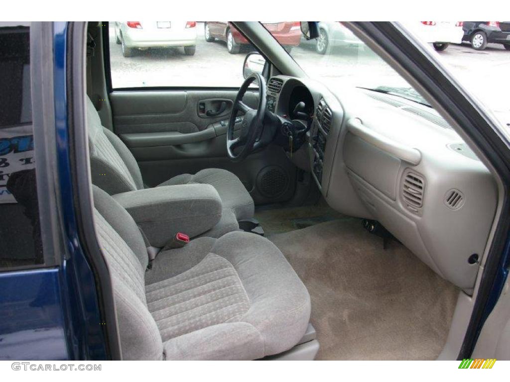 1999 S10 LS Extended Cab 4x4 - Indigo Blue Metallic / Medium Gray photo #12