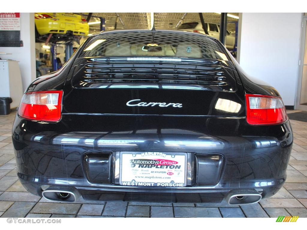 2005 911 Carrera Coupe - Black / Sand Beige photo #4