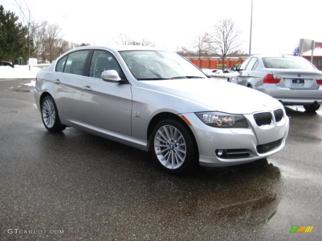 2010 3 Series 335i xDrive Sedan - Titanium Silver Metallic / Black Dakota Leather photo #7