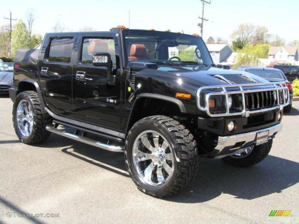 2008 H2 SUV - Black / Sedona/Ebony Black photo #9