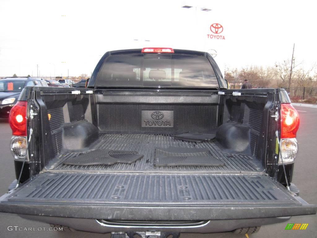 2007 Tundra Limited Double Cab 4x4 - Black / Graphite Gray photo #20