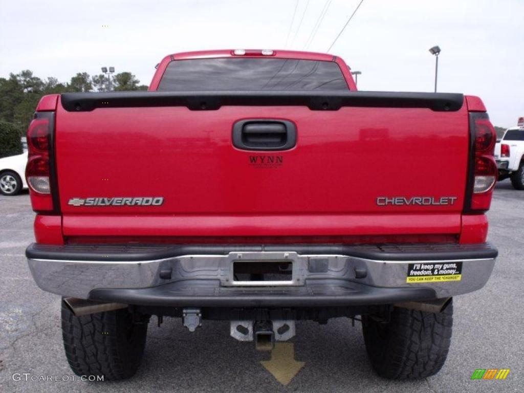 2005 Silverado 1500 Z71 Extended Cab 4x4 - Victory Red / Dark Charcoal photo #7