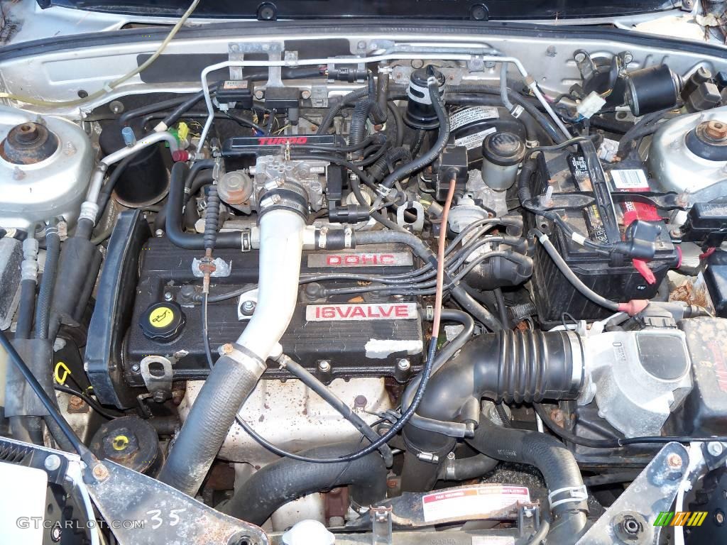 1991 Mercury Capri XR2 Turbo 1.6 Liter Turbocharged DOHC 16-Valve 4 Cylinder Engine Photo #25797382