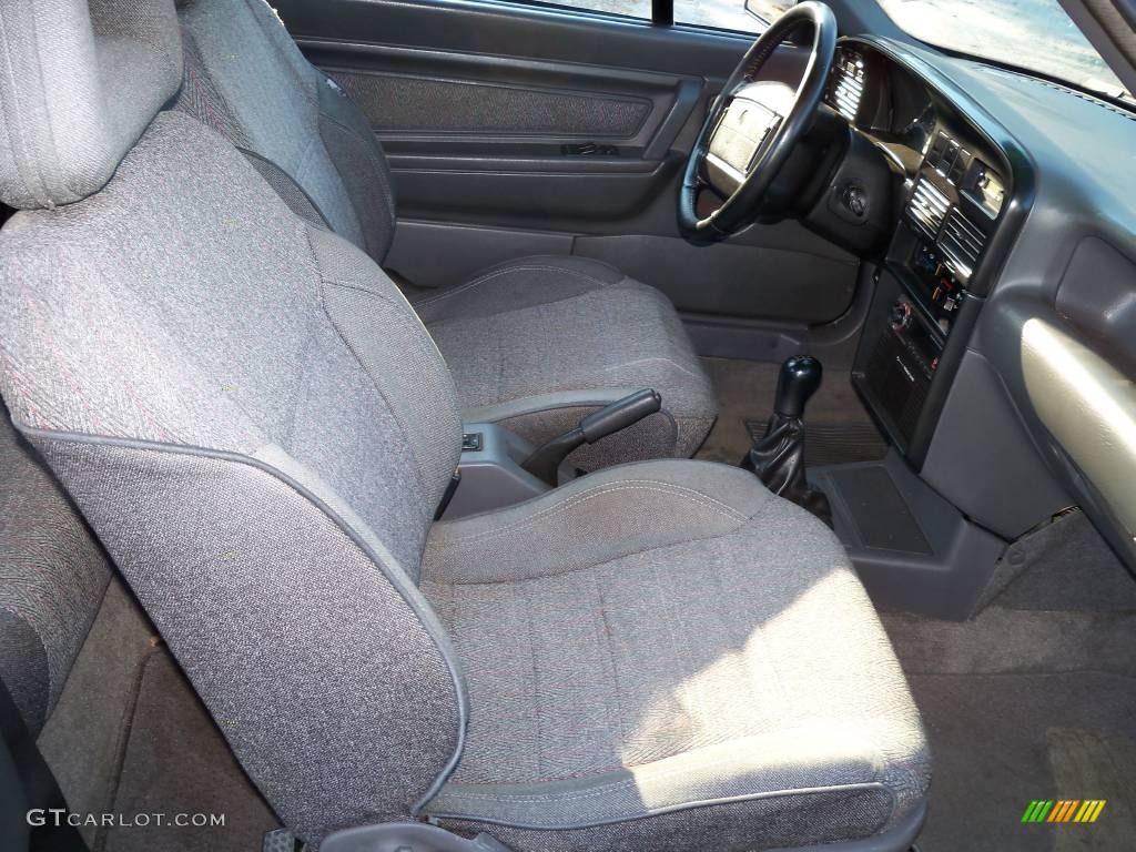 1991 Mercury Capri XR2 Turbo Front Seat Photos