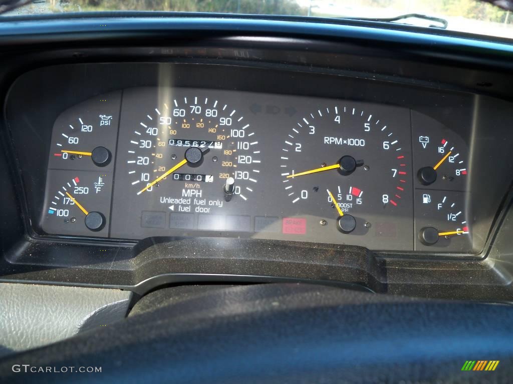 1991 Mercury Capri XR2 Turbo Gauges Photos