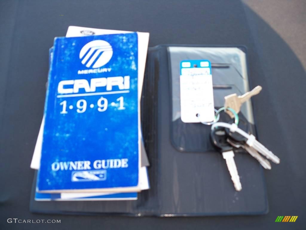 1991 Mercury Capri XR2 Turbo Books/Manuals Photo #25797522