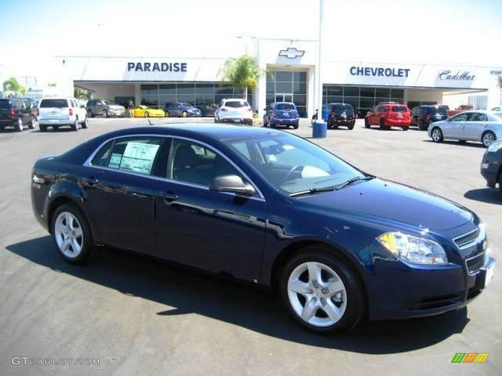 2010 Malibu LS Sedan - Imperial Blue Metallic / Cocoa/Cashmere photo #1