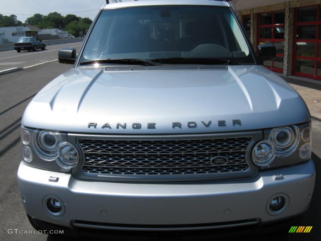 2007 Range Rover HSE - Zermatt Silver Metallic / Charcoal photo #11