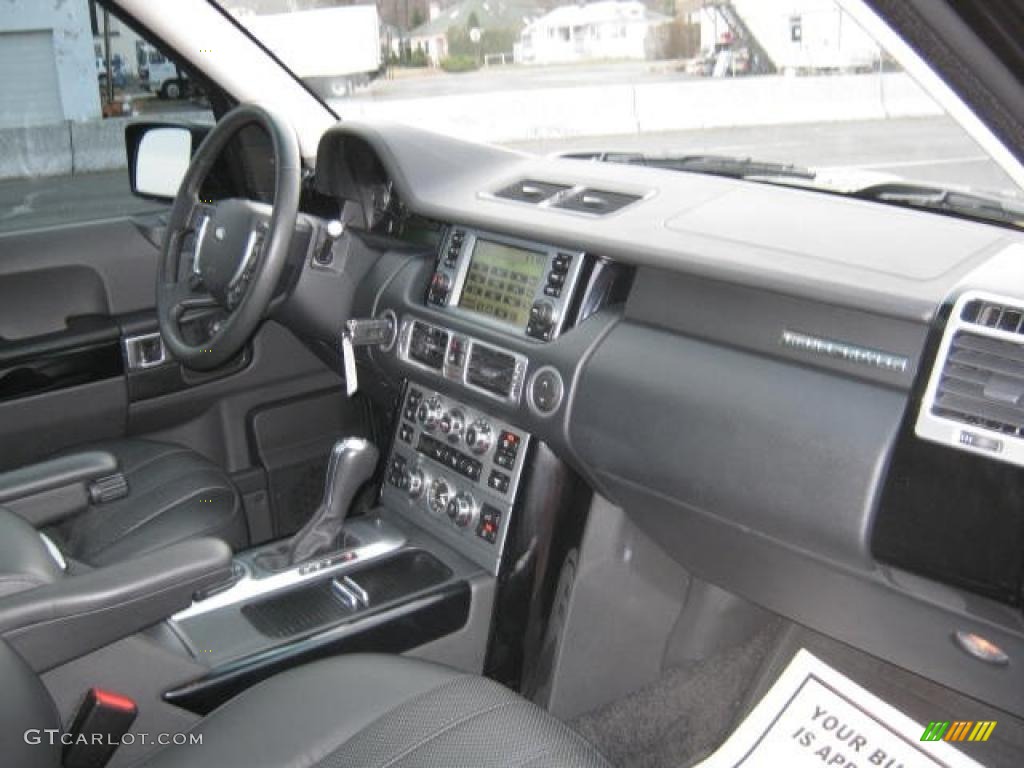 2008 Range Rover V8 Supercharged - Java Black Pearlescent / Jet Black photo #13