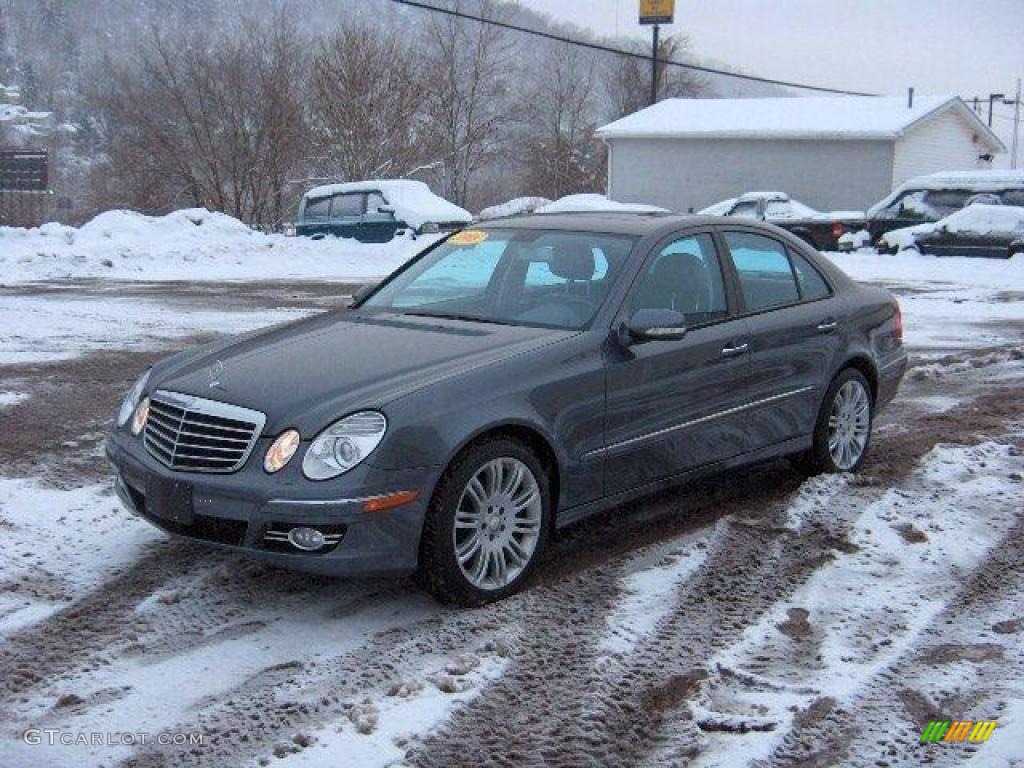 2008 E 350 4Matic Sedan - Flint Grey Metallic / Ash photo #3