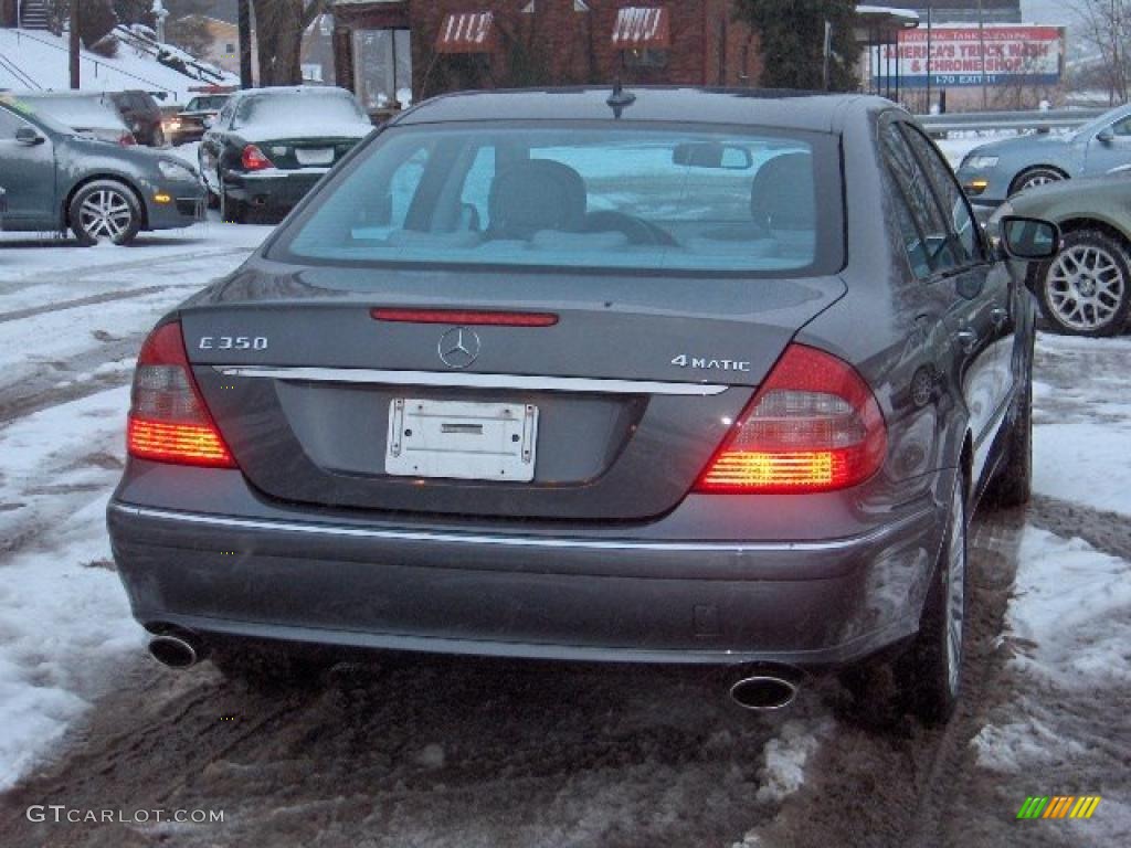 2008 E 350 4Matic Sedan - Flint Grey Metallic / Ash photo #4