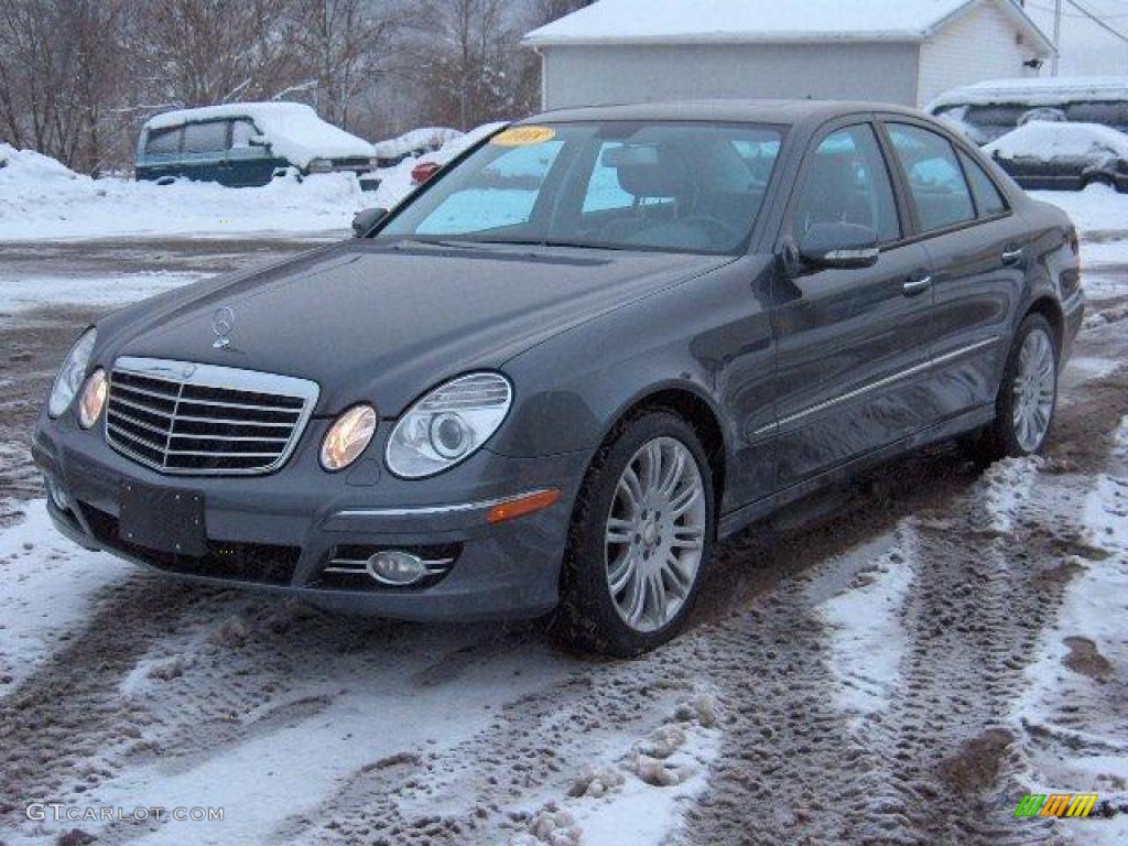 2008 E 350 4Matic Sedan - Flint Grey Metallic / Ash photo #7