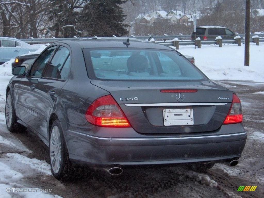 2008 E 350 4Matic Sedan - Flint Grey Metallic / Ash photo #8
