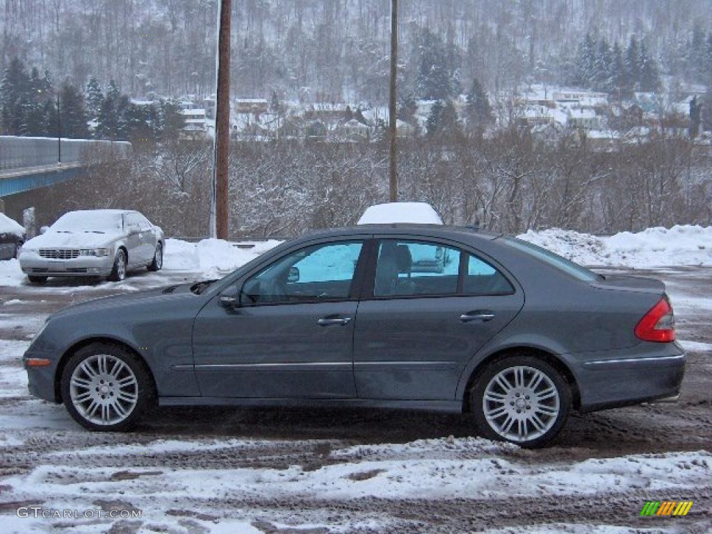 2008 E 350 4Matic Sedan - Flint Grey Metallic / Ash photo #9