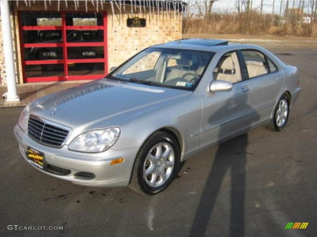 2004 S 430 4Matic Sedan - Brilliant Silver Metallic / Ash photo #1