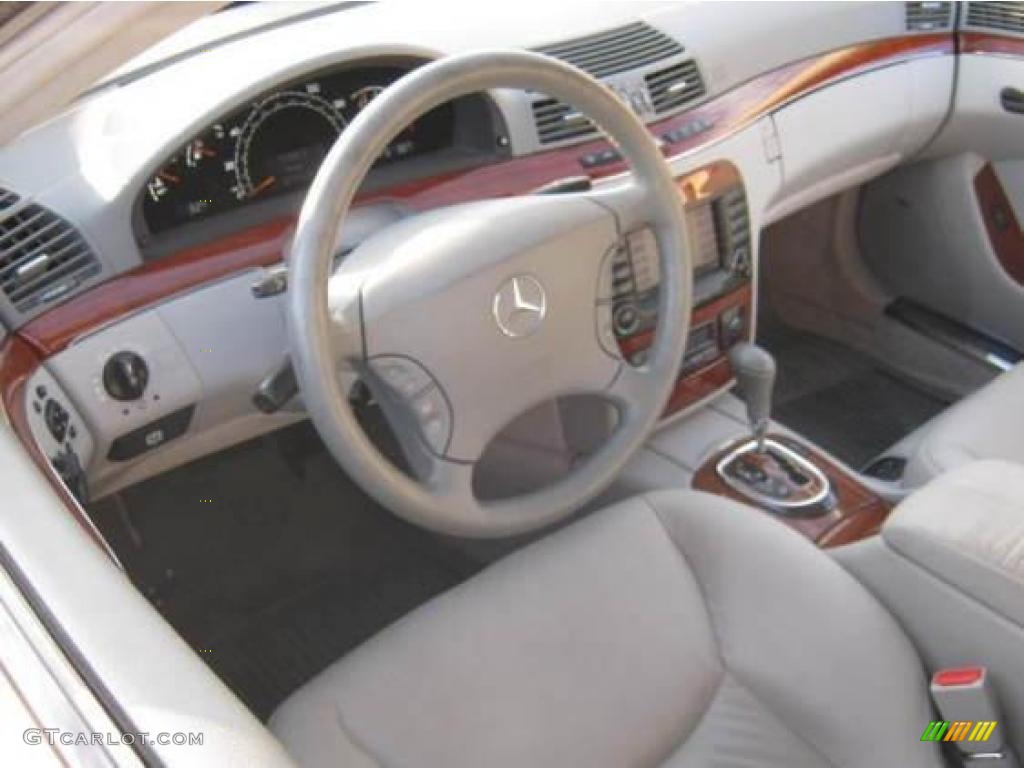 2004 S 430 4Matic Sedan - Brilliant Silver Metallic / Ash photo #5