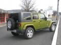 2008 Rescue Green Metallic Jeep Wrangler Unlimited Sahara 4x4  photo #3