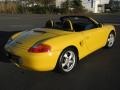 2001 Speed Yellow Porsche Boxster   photo #8