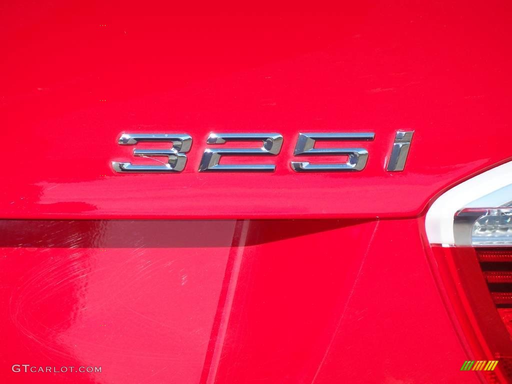 2006 3 Series 325i Sedan - Electric Red / Black photo #9