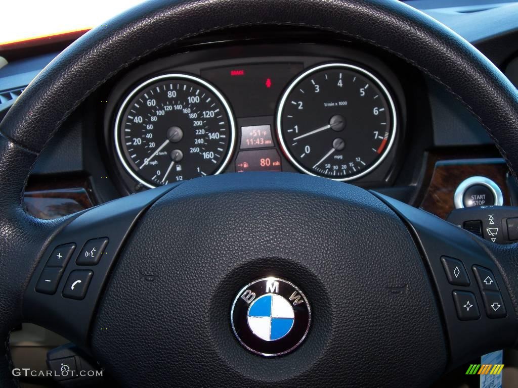 2006 3 Series 325i Sedan - Electric Red / Black photo #32