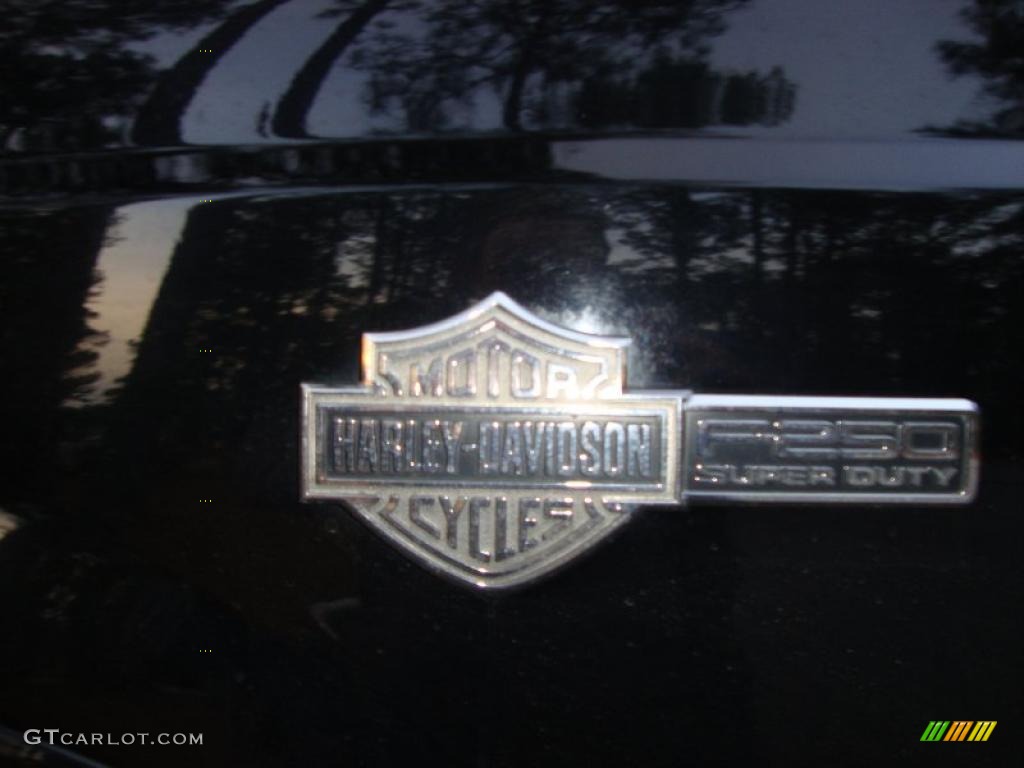 2004 F250 Super Duty Harley Davidson Crew Cab 4x4 - Black / Medium Flint photo #4