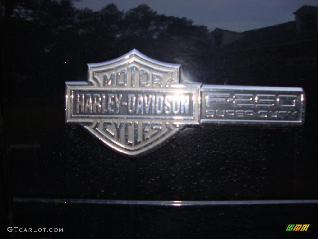 2004 F250 Super Duty Harley Davidson Crew Cab 4x4 - Black / Medium Flint photo #9