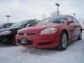 2010 Victory Red Chevrolet Impala LS  photo #1