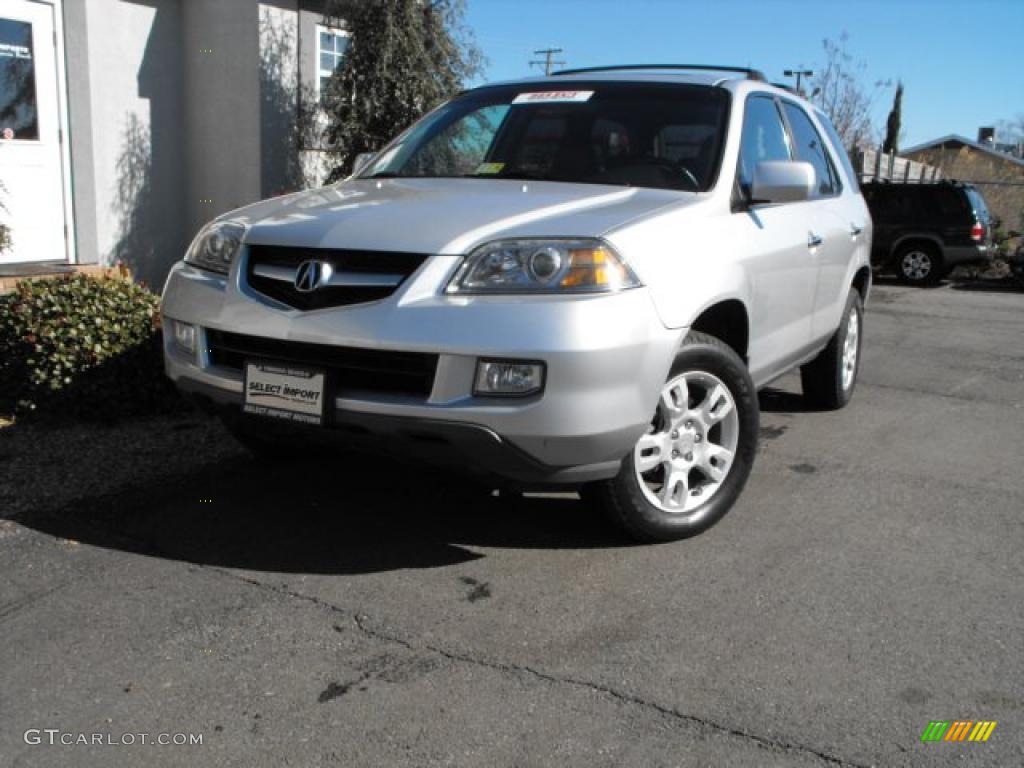 2004 MDX  - Starlight Silver Metallic / Ebony photo #1