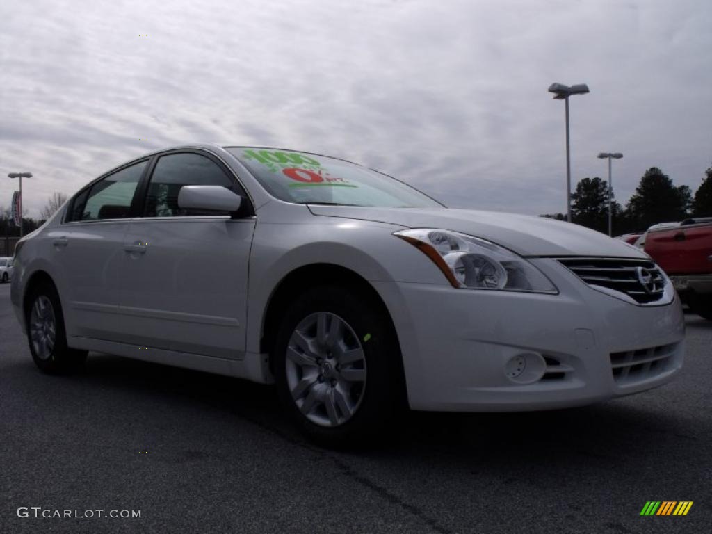 2010 Altima 2.5 - Winter Frost White / Frost photo #7