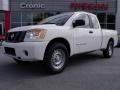 Blizzard White - Titan XE King Cab Photo No. 1