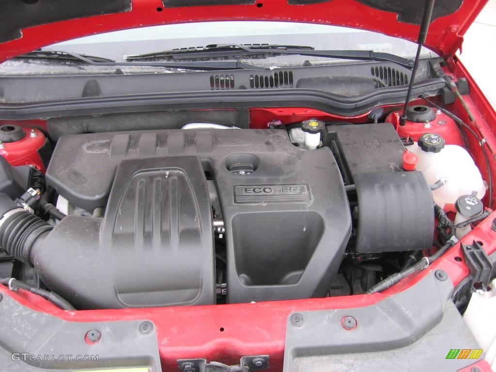 2007 Cobalt LS Coupe - Victory Red / Gray photo #5