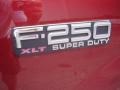 2004 Dark Toreador Red Metallic Ford F250 Super Duty XLT Crew Cab  photo #25