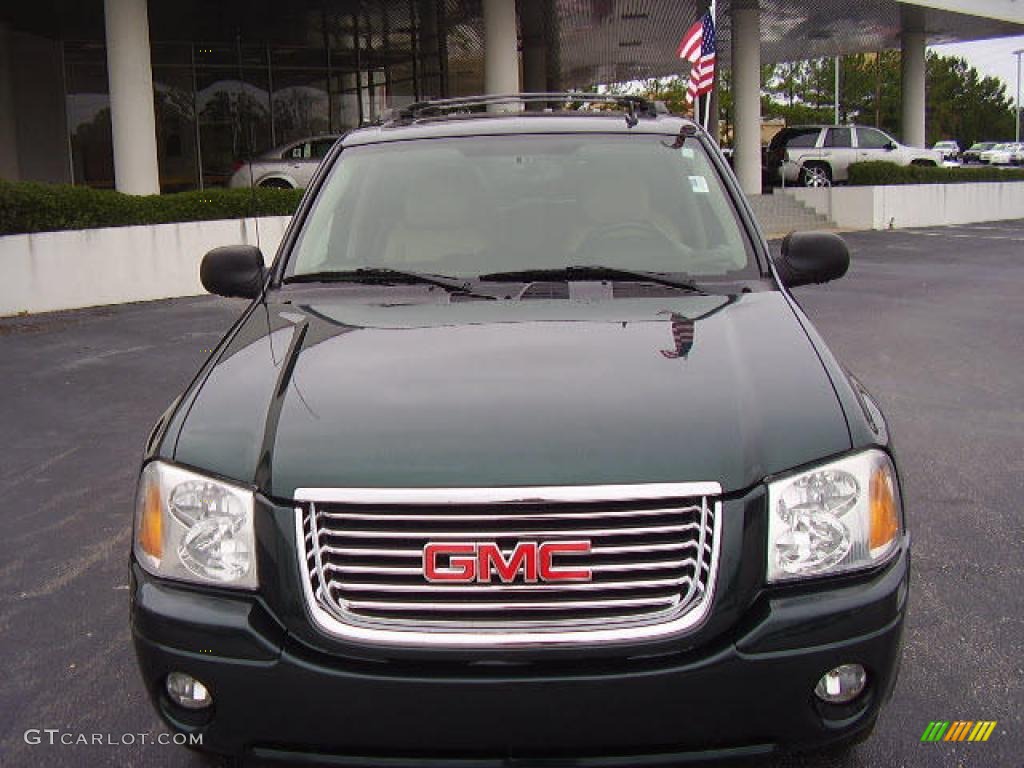 2006 Envoy SLT - Emerald Green Metallic / Light Tan/Ebony Black photo #3