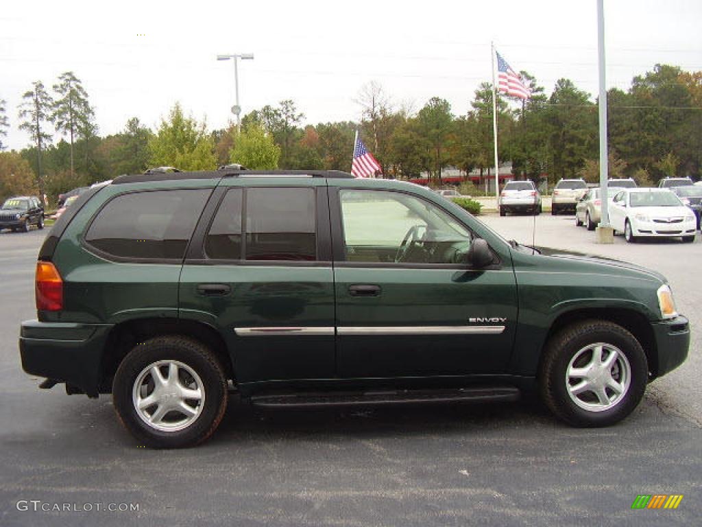2006 Envoy SLT - Emerald Green Metallic / Light Tan/Ebony Black photo #4