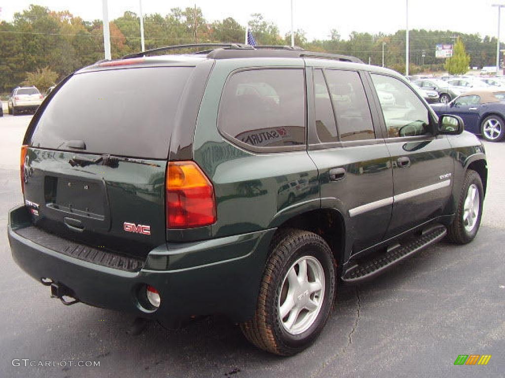 2006 Envoy SLT - Emerald Green Metallic / Light Tan/Ebony Black photo #5