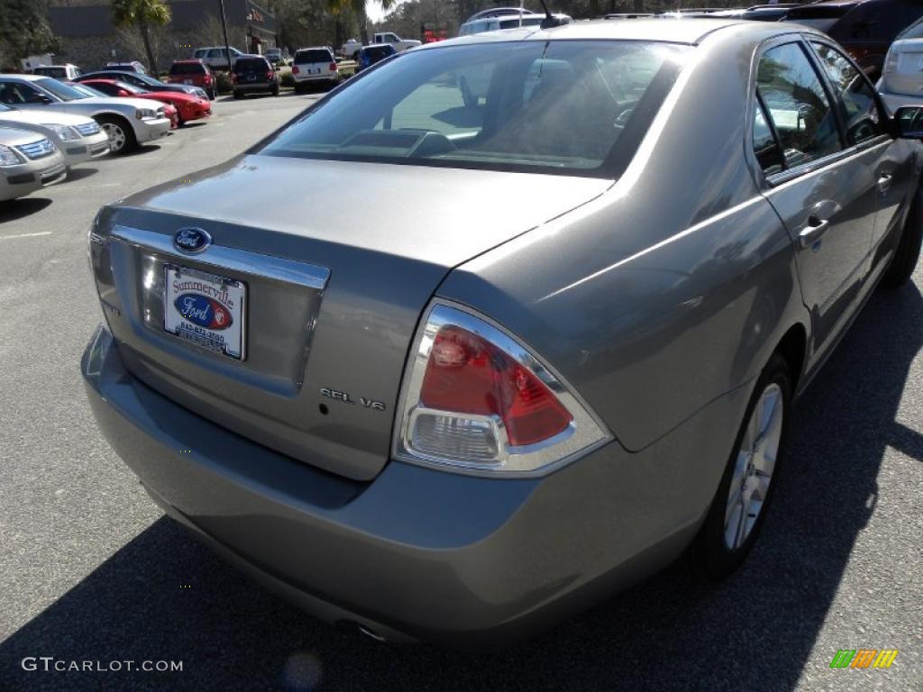 2008 Fusion SEL V6 - Vapor Silver Metallic / Charcoal Black photo #14