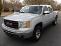 2010 Pure Silver Metallic GMC Sierra 1500 SLE Crew Cab 4x4  photo #2