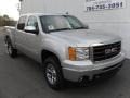 2010 Pure Silver Metallic GMC Sierra 1500 SLE Crew Cab 4x4  photo #6