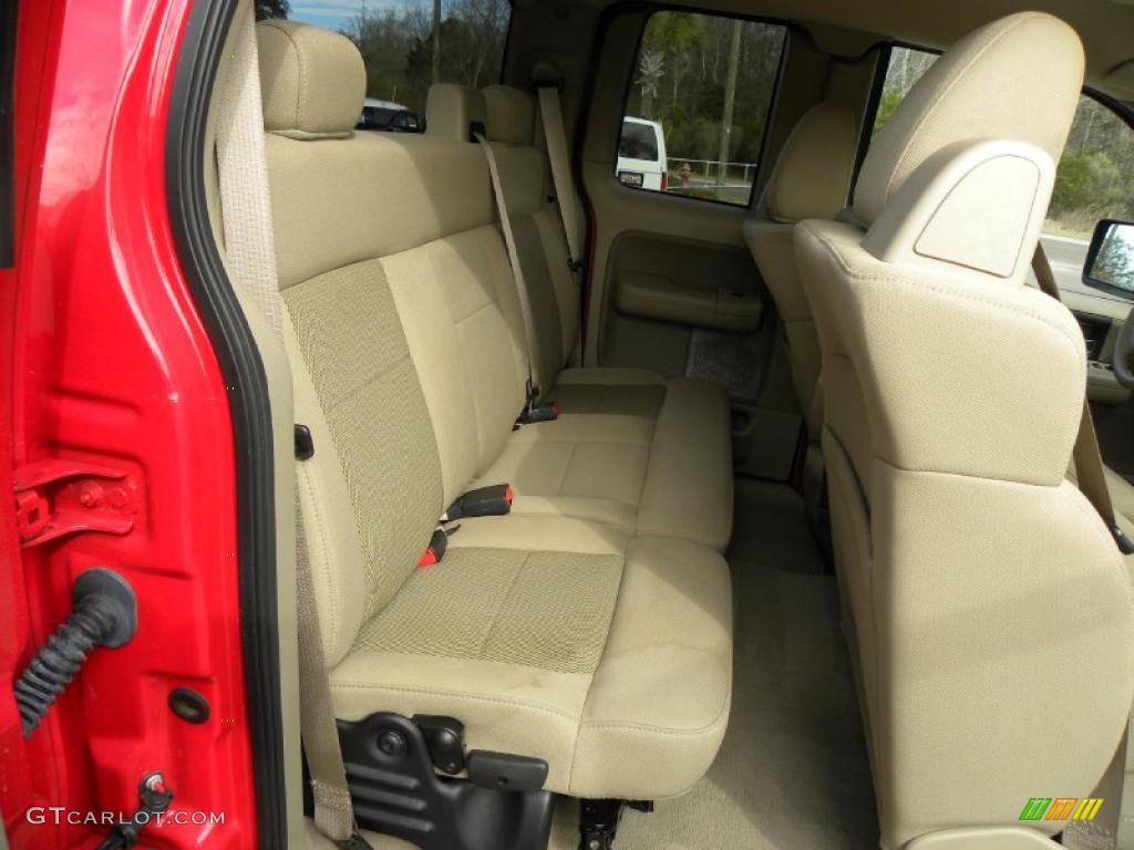 2006 F150 XLT SuperCab - Bright Red / Tan photo #10
